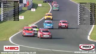 Mini Se7ens race at Snetterton 2020