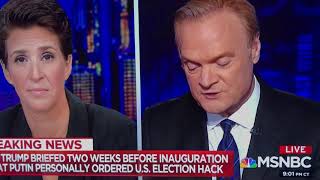 Donald trump was given hard evidence that Putin directed the hacking of US elections on Jan 2017