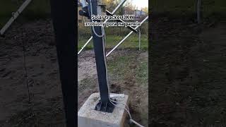 solar tracker 3 kw już zakończony #offgrid #offgridpower  #offgridliving #solarenergy #solartracker