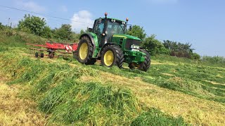 Silage 2018 | Raking 1st Cut | Buckley Agri