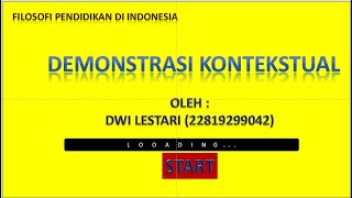 DEMONSTRASI KONTEKSTUAL - TOPIK 3 - FILOSOFI PENDIDIKAN DI INDONESIA