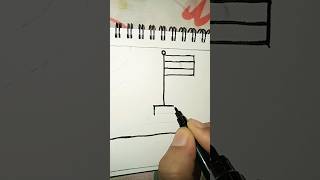 Independence day #drawing How to draw  #shortsvideo #youtubeshorts #🇮🇳