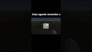 Only Legends remember :( #Legends #shorts #minecraft #sad