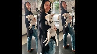 Charmi Kaur and puri jagannadh dogs|| Charmi fun with her dog and Puri Jagannath