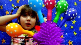 Learn colors with Balloons Finger Family song Kids playing and learning colors for children