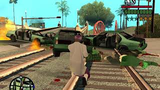 GTA SA DYOM #15 [PatrykGames] Atak na Grove Street 2