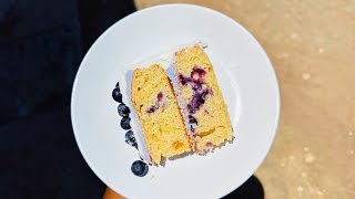 Easy Lemon Blueberry Cake Recipe |How To Make Blueberry Cake |Lemon Blueberry Cake Recipe