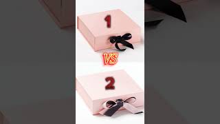 choose your box 1 VS 2 #gift #viralvideo #giftbox #choosebox #youtube #youtubeshort