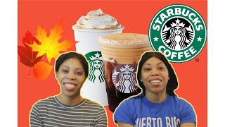 Trying the Fall Releases at STARBUCKS!!! | Fall 2020 ☕