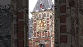 Do you need a PhD in Astrology to tell what time it is? Amsterdam train station tower 😲🇳🇱