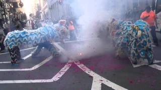 Dragon and Firecrackers, Chinese New Year 2016,San Francisco