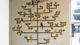 STENCILS   -  EXTERIOR EARTHY PEARCH BY ASIAN PAINTS ( APEX ULTIMA WALL ART )