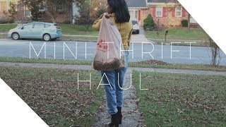 Mini Thrift Haul|E D I T H