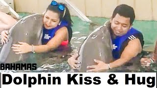 Dolphin encounter at Blue Lagoon Island Nassau Bahamas | hit like