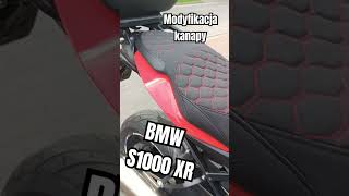 BMW S 1000 XR, kanapa po modyfikacji, podwyższona z wkładem komfortu, #bmws1000