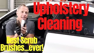 Clean Car Upholstery: Best scrub brushes EVER!