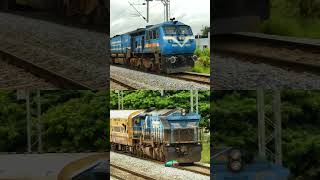 The Bleed Blue Diesels Departing !! LHF and SHF | Indian Railways #shorts #ytshorts