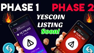 🚀 Yescoin : Yescoin AirDrop - listing date comes after catizen