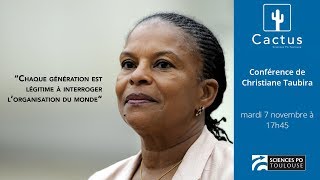 Christiane Taubira - "Chaque génération est légitime à interroger l'organisation du monde"