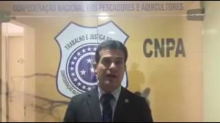 Debate na CNPA (Confederação Nacional da Pesca e Aquicultura).