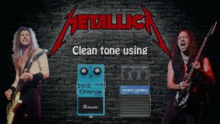 Metallica clean tone using Boss CE-2w and Arion SCH-Z (playing 'One' Intro)