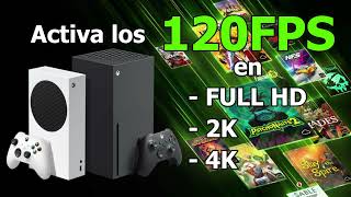 ⭐Activa los 120FPS en Full HD, 2K y 4K⭐