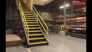 FRP Step Covers Makes Mezzanine Stairs Safer & Slip-Free Instantly