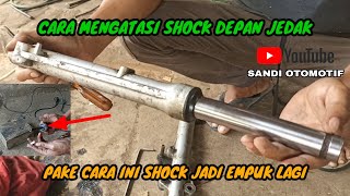 cara mengatasi shock depan jedak pake cara ini shock jadi empuk lagi