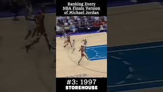 Ranking Every NBA Finals Version of Michael Jordan #shorts