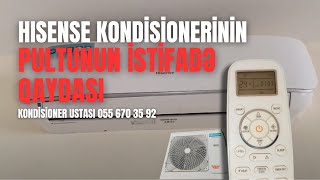 HISENSE inverter tipli kondisionerinin isti və soyuq rejiminə keçirilməsi 2