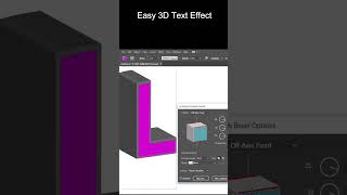 how to create 3d text in illustrator   #shorts #3dtexteffect #3dtext #beginners