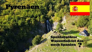 Spektakulärster Wasserfall der Pyrenäen - ist das noch Spanien?