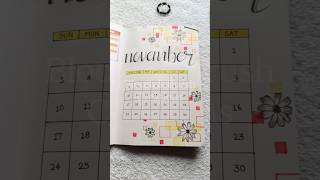 November Front Page Ideas। Monthly Journal Theme। #journaling #frontpage #shortsviral