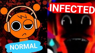 Sprunki. Normal mode vs Infected mode in Incredibox Abgerny Sprunki! #sprunki #abgerny #mode