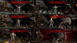 Random Brutality Every Battle Mortal Kombat | MK Mobile Faction Wars Survivor Mode