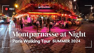 Montparnasse District, Paris: Relaxing Night Walking Tour