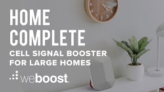 Home Complete – Cell Signal Booster for Up to 7,500 sq. ft.| weBoost