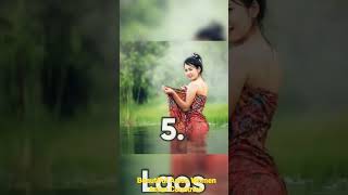 Top 10 countries to meet the beautiful women in Asia #shorts #top10 #youtubeshorts