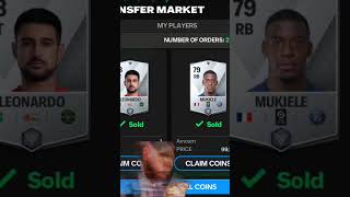 I made 15 mil in fifa mobile market🔥 #shorts #fifamobile #viral #trending