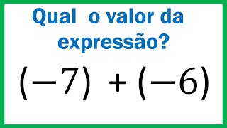 Expressão numérica com números inteiros/expressão numérica 7 ano