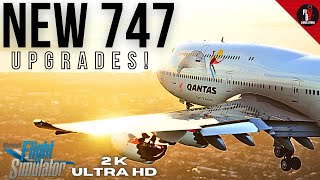 BRAND NEW 747 Effects + Cockpit in MSFS! | MAXIMUM GRAPHICS Sydney Arrival! [Qantas7552] | MSFS 2020