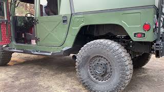 BADASS HUMVEE 6.6L DURAMAX EXHAUST COLD START