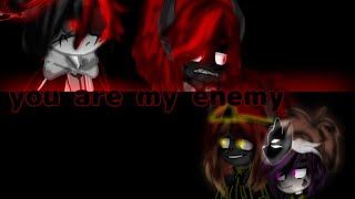 you are my enemy //MeMe creepy// Zalgo and Rey escarlata []Jeff exe and Danki 💜⚔️[] xd ovo mi AU ⚠️