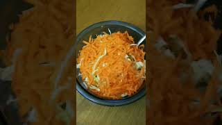 Easy and Simple Coleslaw In 5 Minutes #food #shortfeed