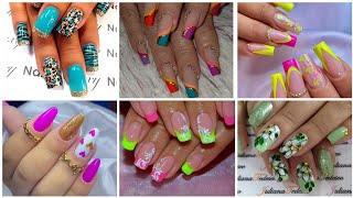 50+ simple nail art designs/nail art 2024/designs for nails/decorated nails/glitter nail art designs