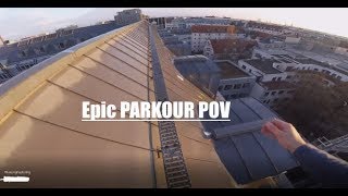 Epic Parkour On The Roofs Of Munich POV/ GoPro Hero4SESSION