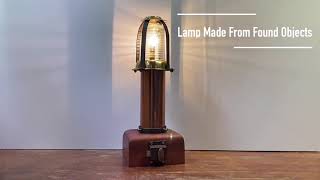 Lamp Made From Found Objects