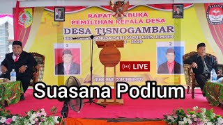 🔴 Pilkades Tisnogambar 2023 - Suasana Podium & TPS 7 Balai Desa