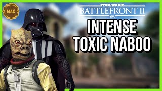 Very Intense TOXIC GA match MAX Bossk and Darth Vader Star Wars Battlefront 2 (Naboo)