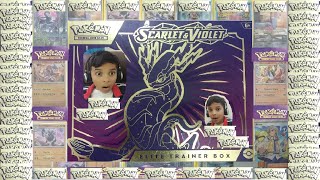 Unboxing my new Scarlet and violet Base Set ETB!